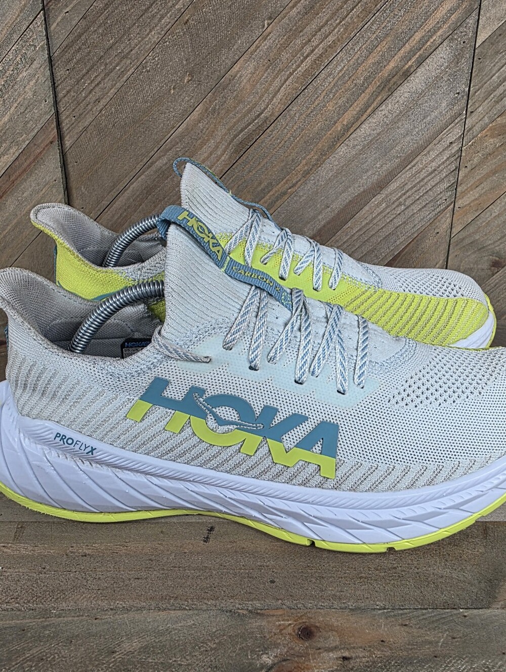 Hoka Carbon X 3 Mens Athletic Running Shoes Size 11 D Billowing Sail Primrose